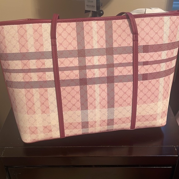 Steve Madden blush multi Bsilas Tote With Crossbody Bag - Picture 5 of 6